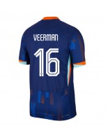 Alankomaat Joey Veerman #16 Vieraspaita EM-Kisat 2024 Lyhythihainen